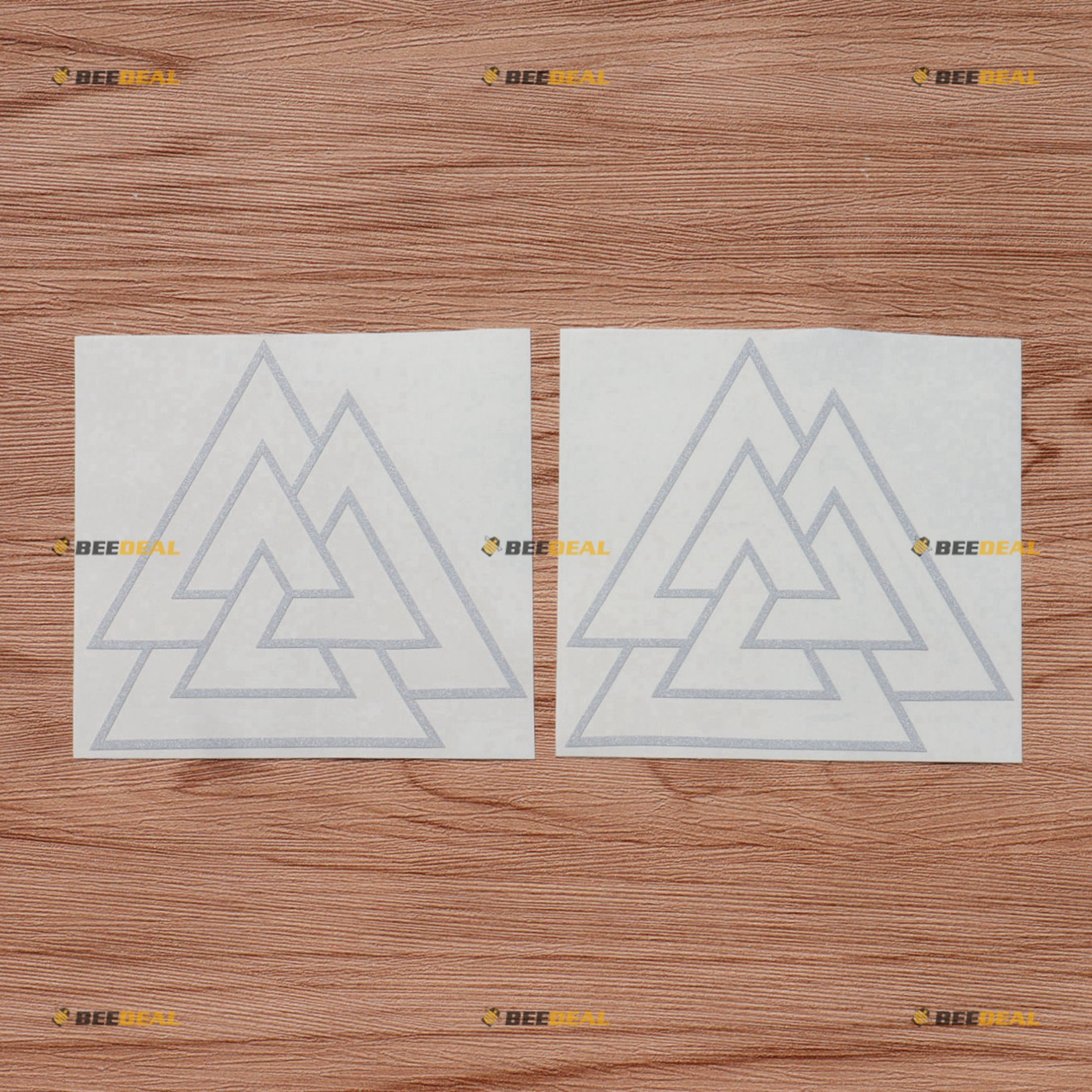 Odin We Trust Viking Norse Vinyl Decal - 2 Pack 3 Inch Stickers