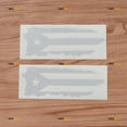 thumbnail image 1 of 2 Pack Reflective White, 6 Inches - Puerto Rico Map Flag Decal Sticker Vinyl Puerto Rican - for Car Boat Laptop Window No Background, 1 of 6
