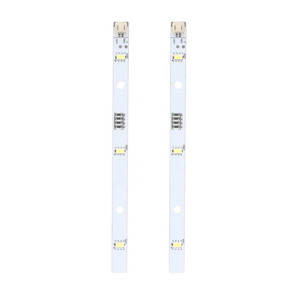 2 Pack Refrigerator LED Light Strip MDDZ-162A 1629348 1529227 for HISENSE For RONGSHENG Fridge -Freezer Replacement Part 16Cm Plastic Assembly
