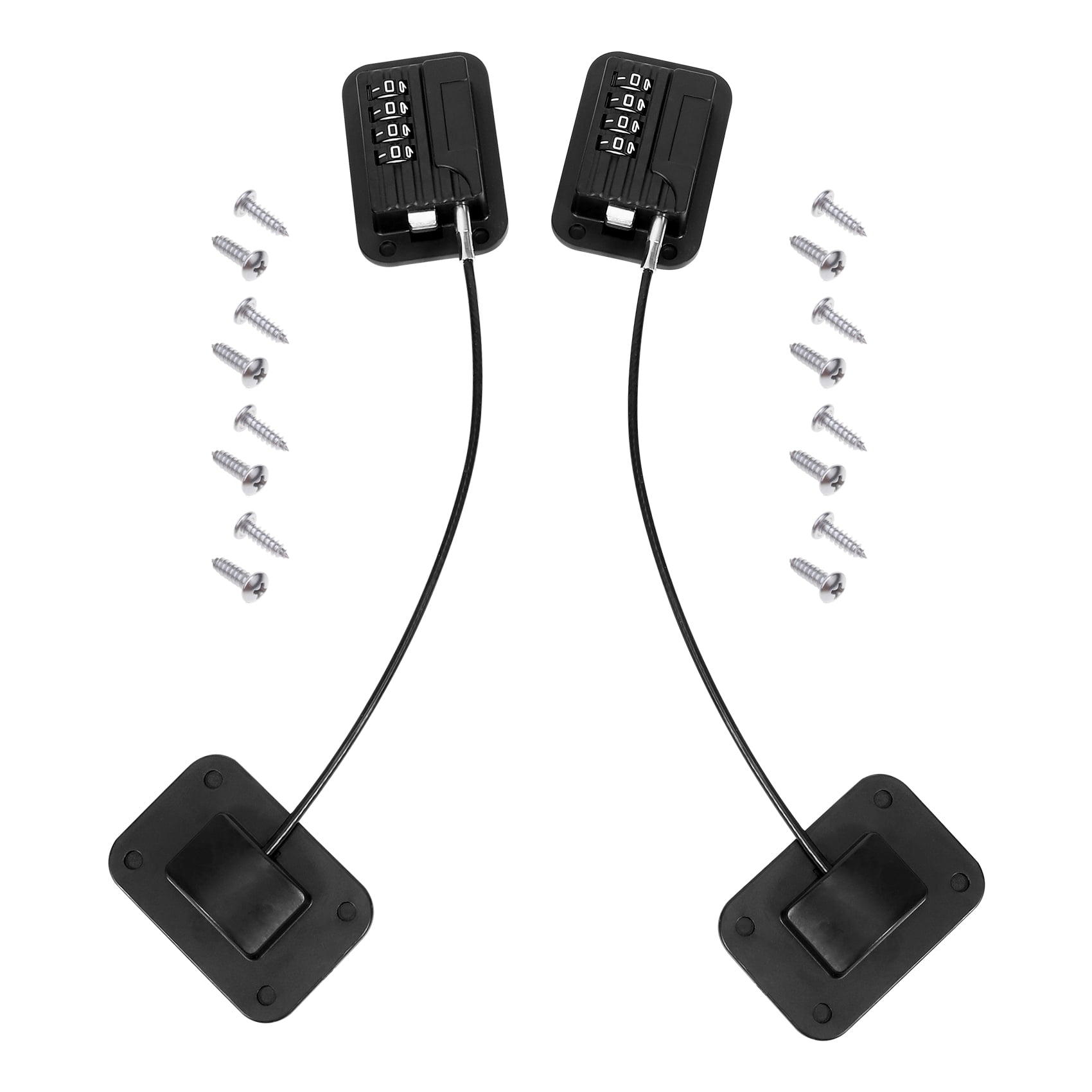 2 Pack Refrigerator Lock Combination Coded,Fridge Lock for Kids Safe, Child Safety