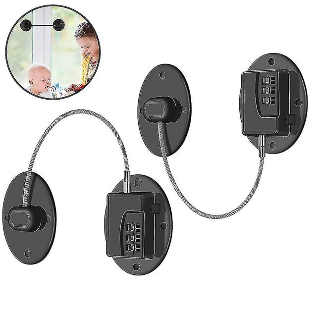 2 Pack Refrigerator Lock Heavy Duty Combination Fridge Lock