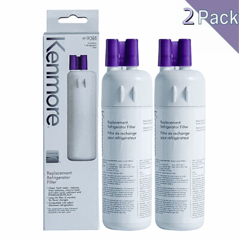 2 Pack Refrigerator Water Filter 9081 Replacement Compatible With Kenmore 469081 469930