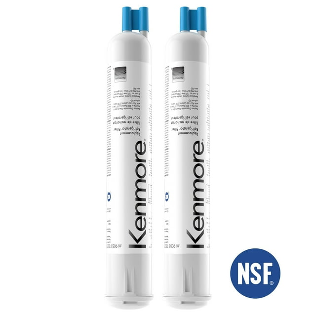 2 Pack Refrigerator Water Filter 9083 Water Filter Replacement Cartridge Compatible with Kenmore