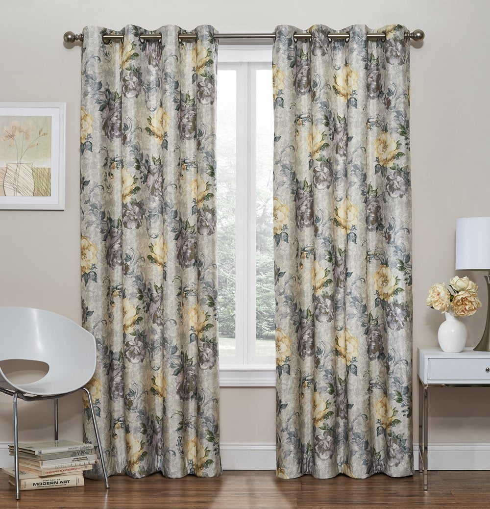 2 Pack Regal Home Collections Decor Energy Efficient Floral Thermal