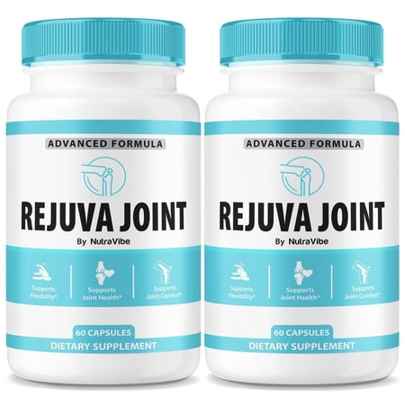 (2 Pack) Rejuva Joint Capsules – Natural Joint Support Formula for Flexibility, Mobility & Confidence in Movement | Daily Formula for Comfort, Recovery & Active Lifestyle (120 Capsules)