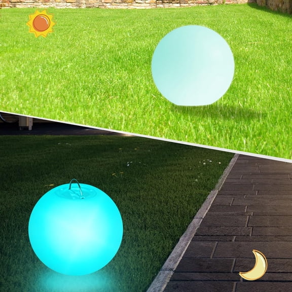 2 Pack Remote Control Floating Pool Lights  IP68 Waterproof LED Lights for Hot Tub, Pond, Kids, Beach Party, 16 Colors 4 Modes, Battery Operated, Hanging Hook