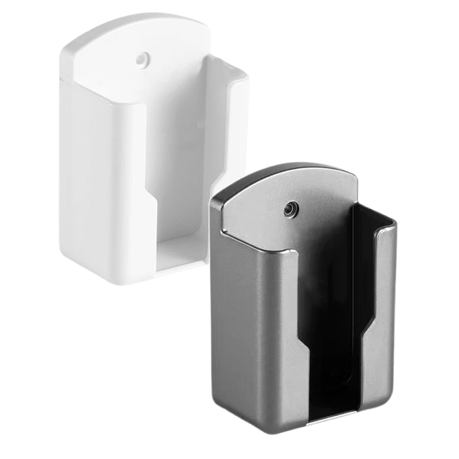2 Pack Remote Control Holder, Self-Adhesive Wall Mount Phone Holder ...