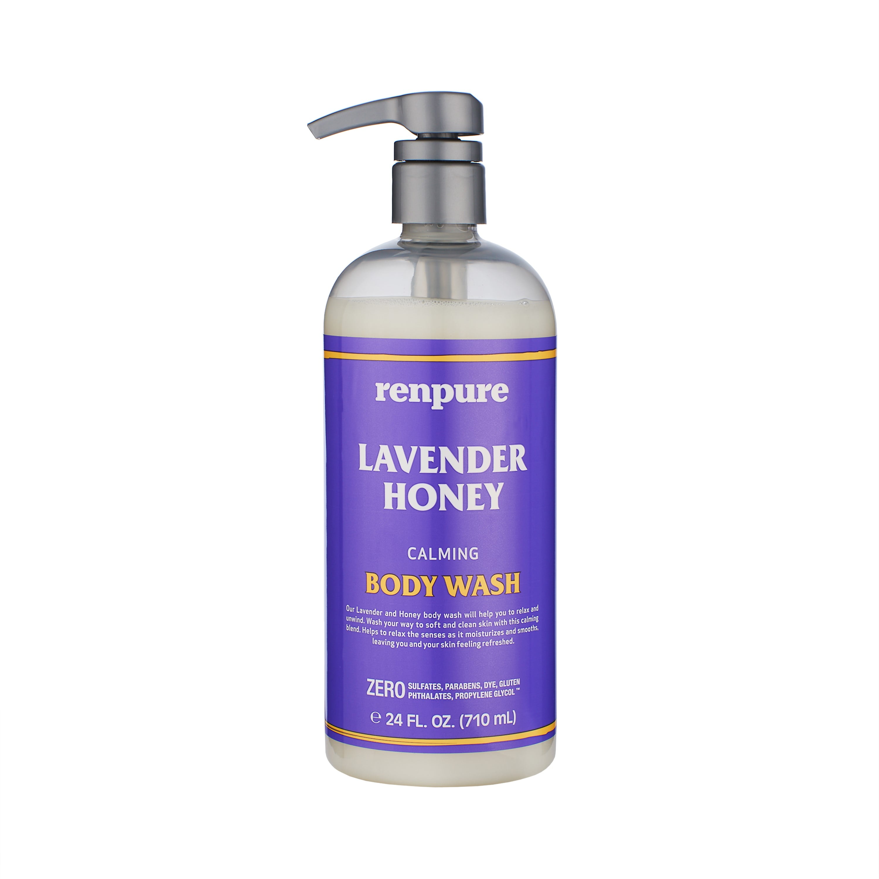 2 Pack - Renpure Lavender & Honey Body Wash - 24 oz