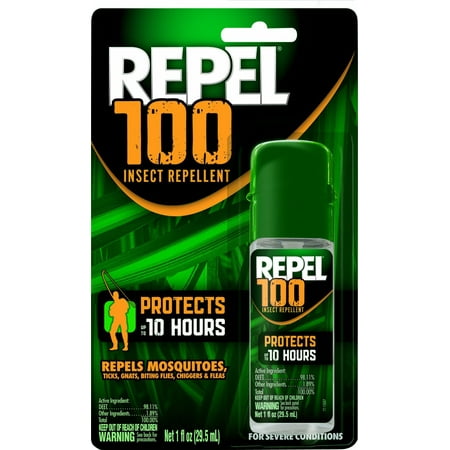 2 Pack - Repel 100% Deet Insect Repellent 1 oz Pump Spray Each