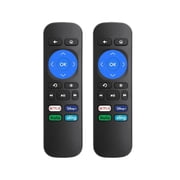 2 Pack Replaced Remote Compatible with ROKU Box, ROKU Express, ROKU Premiere, ROKU Player, ROKU 1 2 3 4 NOT for Any ROKU Stick or ROKU TV