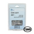 thumbnail image 1 of 2 Pack Replacement 20-Inch L81 22BPX Chainsaw Chain for Stihl 32 Chainsaw (20" Length, .325" Pitch, 0.063" Gauge, 81 Drive Links), 1 of 1