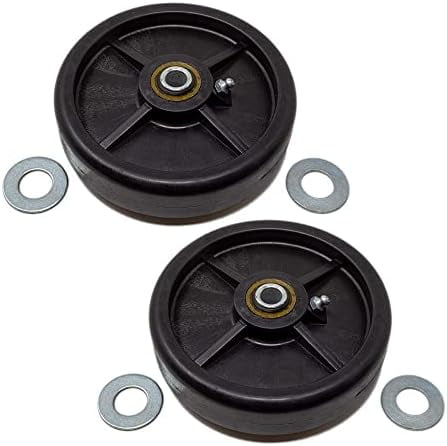 2 Pack Replacement AM100633 AM104127 AM107560 Lawn Mower Deck Wheel for ...
