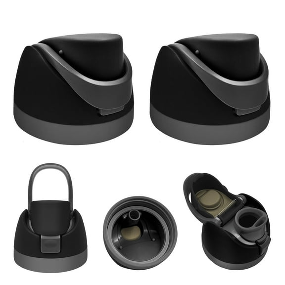 2 Pack Replacement Cap for Owala Freesip – One-Button Top Lid Compatible with Owala Water Bottles 16oz 24oz 32oz 40oz, BPA-Free, Leakproof, Dishwasher Safe Accessory