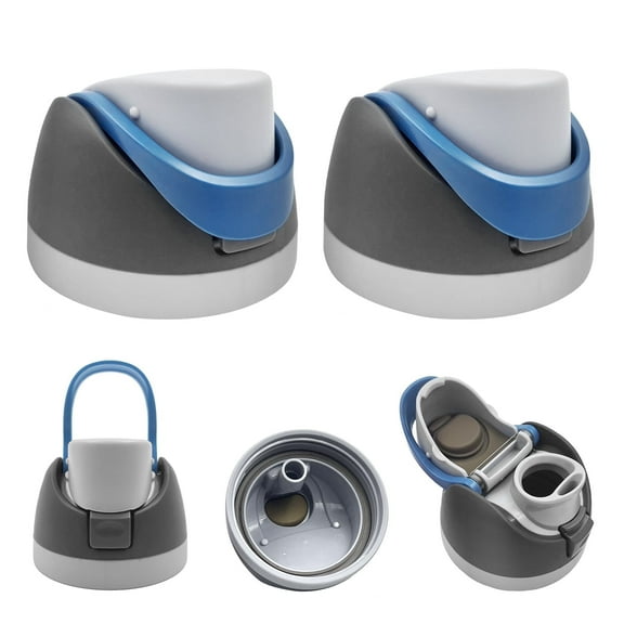2 Pack Replacement Cap for Owala Freesip – One-Button Top Lid Compatible with Owala Water Bottles 16oz 24oz 32oz 40oz, BPA-Free, Leakproof, Dishwasher Safe Accessory