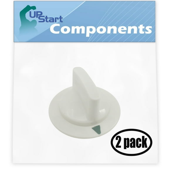 2 Pack Replacement Dryer Timer Knob WE1M652 for Hotpoint NVLR223GG6WW Residential Gas Dryer