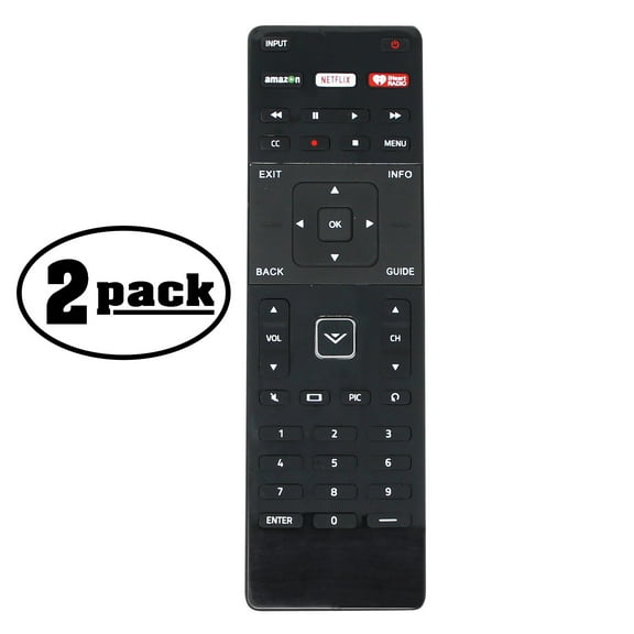 2-Pack Replacement E65C3 Smart TV Remote Control for VIZIO TV - Compatible with XRT181 VIZIO TV Remote Control
