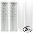 thumbnail image 1 of 2-Pack Replacement for Filter Kit for Watts RO-TFM-5SV RO System - Includes Carbon Block Filters, PP Sediment Filter & Inline Filter Cartridge - Denali Pure Brand, 1 of 4