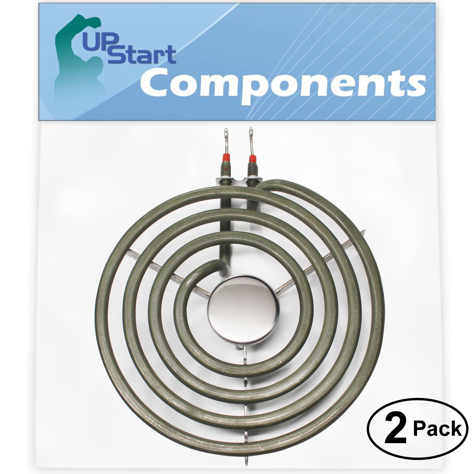 2-Pack Replacement Frigidaire KF560GDD5 6 inch 4 Turns Surface Burner Element - Compatible Frigidaire 316439801 Heating Element for Range, Stove & Cooktop