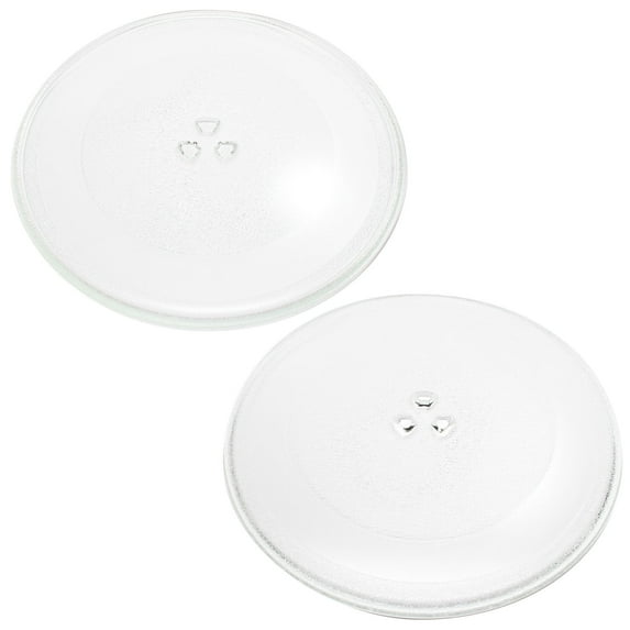2-Pack Replacement General Electric / G.E. JVM1540SM6SS Microwave Glass Plate - Compatible General Electric / G.E. WB49X10129 Microwave Glass Turntable Tray - 12 3/4" (325mm)