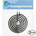 thumbnail image 1 of 2-Pack Replacement for General Electric RB524xR1 6 inch 5 Turns Surface Burner Element - Compatible with General Electric WB30M1 Heating Element for Range, Stove & Cooktop, 1 of 4