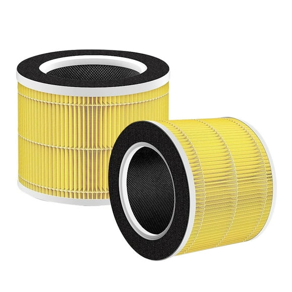 2 Pack Replacement H13 True Hepa Filters Compatible with RENPHO RP-AP088B RP-AP088W Air Purifiers