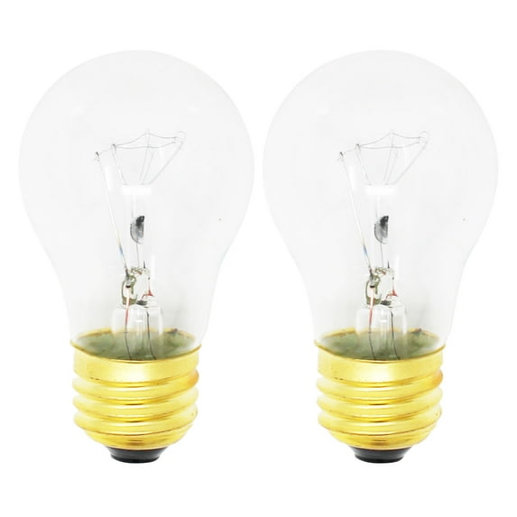 2-Pack Replacement Light Bulb for Frigidaire LFEF3011LWC Range / Oven - Compatible Frigidaire 316538901 Light Bulb