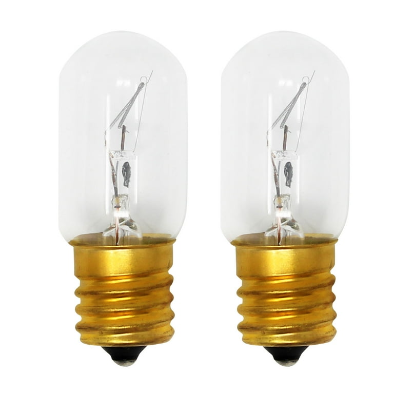 2-Pack Replacement Light Bulb for Whirlpool YWMH31017AW1 Microwave 
