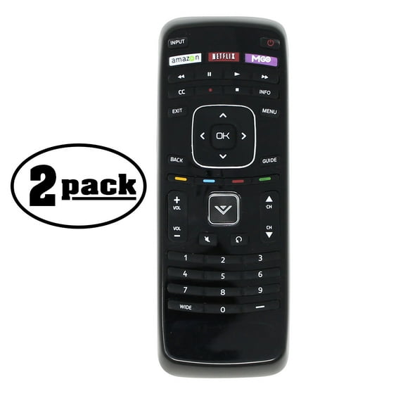 2-Pack Replacement M470VSE Smart TV Remote Control for VIZIO TV - Compatible with XRT112 VIZIO TV Remote Control