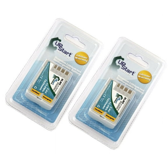 2-Pack Replacement Olympus BLM5 Battery for Olympus E-500, E-510, E-5, E-520, E-1 , E-3, E-30, C-8080, C-5060, E-330, E-300, C-7070, S-BLM1, BLM-01 Digital Camera (1620mAh, 7.4V, Lithium-Ion)