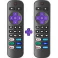 thumbnail image 1 of 2 Pack Replacement Remote Control Only for Roku TV, Compatible with TCL Roku/Hisense Roku/Onn Series Smart TVs (Not Stick, Box or Speaker), 1 of 4