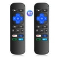 thumbnail image 1 of (2 Pack) Replacement Remote Control Only for Roku Express, for Roku Premiere, for Roku Box, for Roku Player, for Roku 1 2 3 4-  (NOT for Roku Stick or TVs), 1 of 7