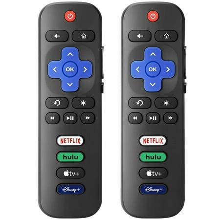 ?Pack of 2? New Replacement for All Roku TV Remote,Compatible for All TCL-ONN-Hisense-Roku TV Remote