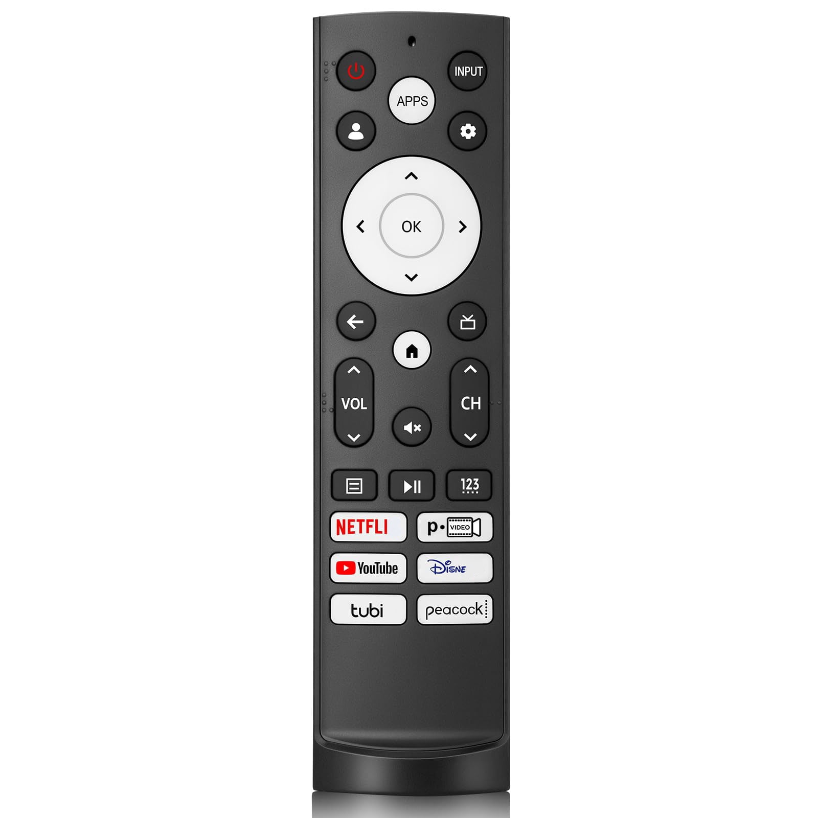 Replacement Remote Control Compatible with Hisense Smart Google TV，Compatible with Hisense UHD 4K ULED Google TVs
