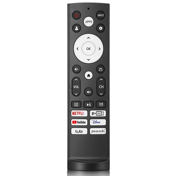 Replacement Remote Control Compatible with Hisense Smart Google TVCompatible with Hisense UHD 4K ULED Google TVs
