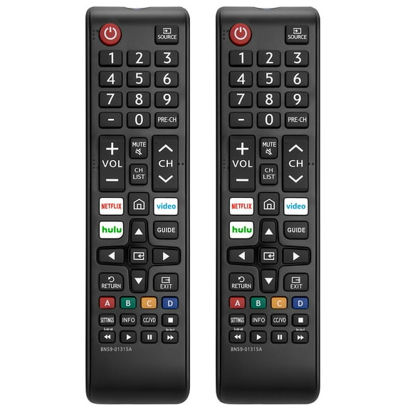 【Pack of 2】 New Universal Remote for All Samsung TV Remote, Replacement Compatible for All Samsung Smart TV, LED, LCD, HDTV, 3D, Series TV