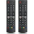 thumbnail image 1 of (Pack of 2) Universal Remote for LG Smart TV Remote Control Replacement, Compatible with All LG LCD LED OLED UHD HDTV 3D 4K Smart TV Models - Easy Setup with 4 Shortcuts Key, 1 of 7