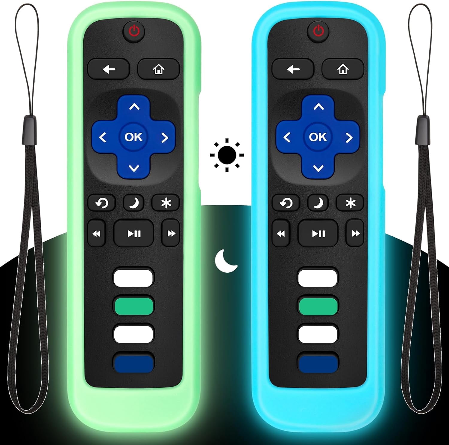 (2 Pack) Replacement Remote Control for Roku Express, for Roku Box, for ...