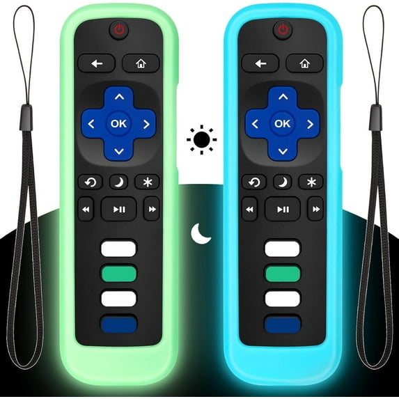 (2 Pack) Replacement Remote Control for Roku Express, for Roku Premiere, for Roku Box, for Roku Player, for Roku 1 2 3 4 -【NOT for Stick or TV】