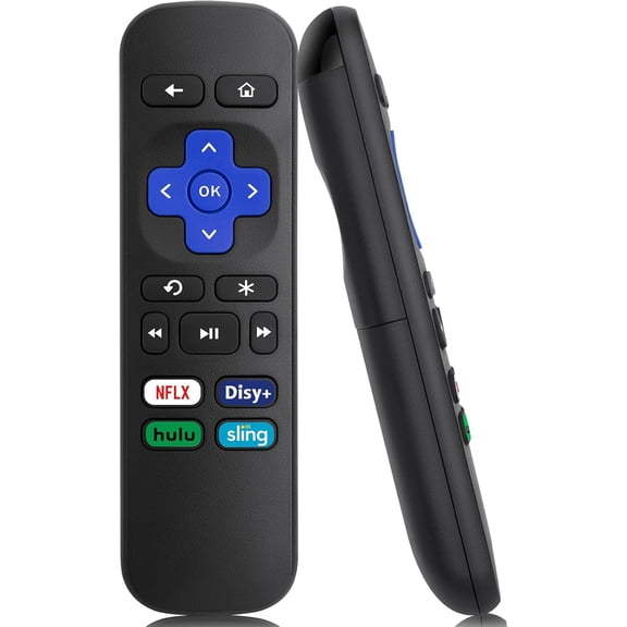 (2 Pack) Replacement Remote Control for Roku Express, for Roku Premiere, for Roku Box, for Roku Player, for Roku 1 2 3 4 -【NOT for Stick or TV】