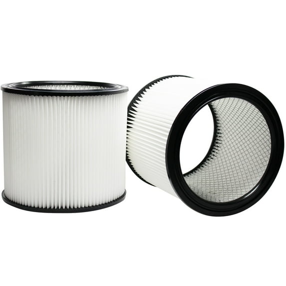 2-Pack Replacement Shop-Vac QPL650 Vacuum Cartridge Filter - Compatible Shop-Vac 90304 Cartridge Filter