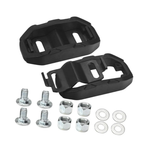 2 Pack Replacement Skid Plate Shoes Snowblower Kit Plastic Construction for Compact Professional Models