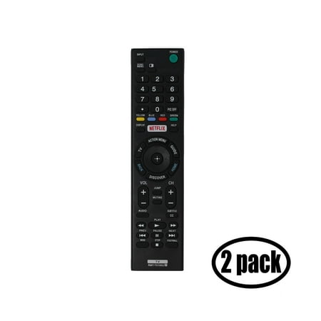 2 Pack Replacement Sony RMT-TX100U TV Remote Control for Sony XBR65X930 Television