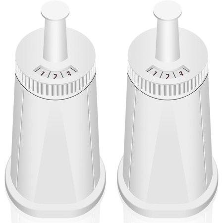 2 Pack Replacement Water Filter for Breville Espresso Machine Barista Touch Bes880, Barista Pro BES878, Oracle Touch BES990, Oracle BES980, Dual Boiler BES920 Bambino ClaroSwiss Sage