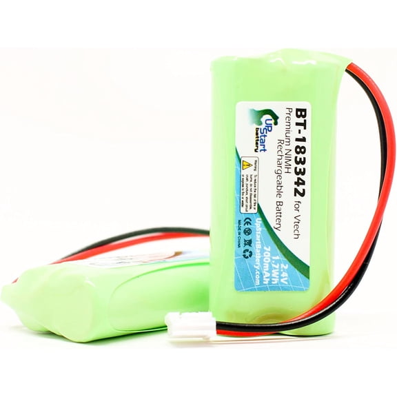 2 Pack - Replacement for AT&T BT-8001 Battery Compatible with Cordless Phone (700mAh 2.4V NI-MH)