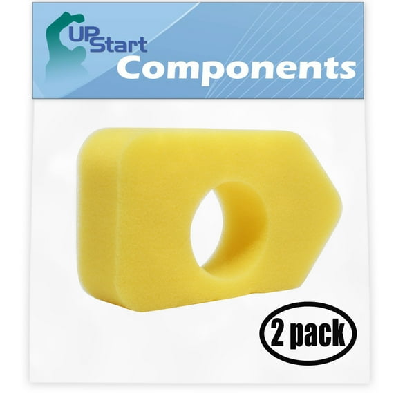 2-Pack Replacement for Briggs & Stratton 698369 Air Filter Foam Element - Compatible with Briggs & Stratton 698369 Filter