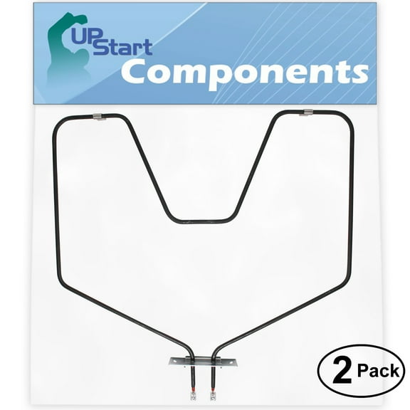 2-Pack Replacement for General Electric RS46x04 Bake Element - Compatible with General Electric WB44X5082 Oven Heating Element