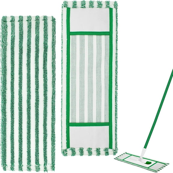 2 Pack Replacent Mop Refills Compatible with Libman Wet & Dry Microfiber Mop,Reusable Mop Head Replacement for Multi Surface Floor Wet/Dry Cleaning