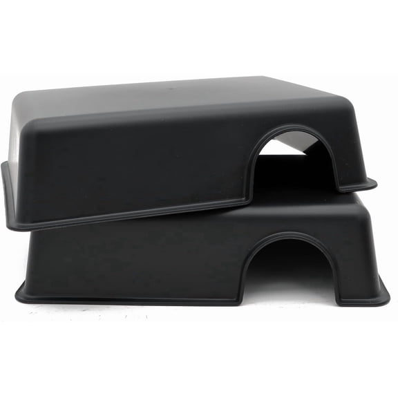 2 Pack Reptile Hide Box, Gecko Accessories, Easy to Clean Reptile Hides Cave for Tank