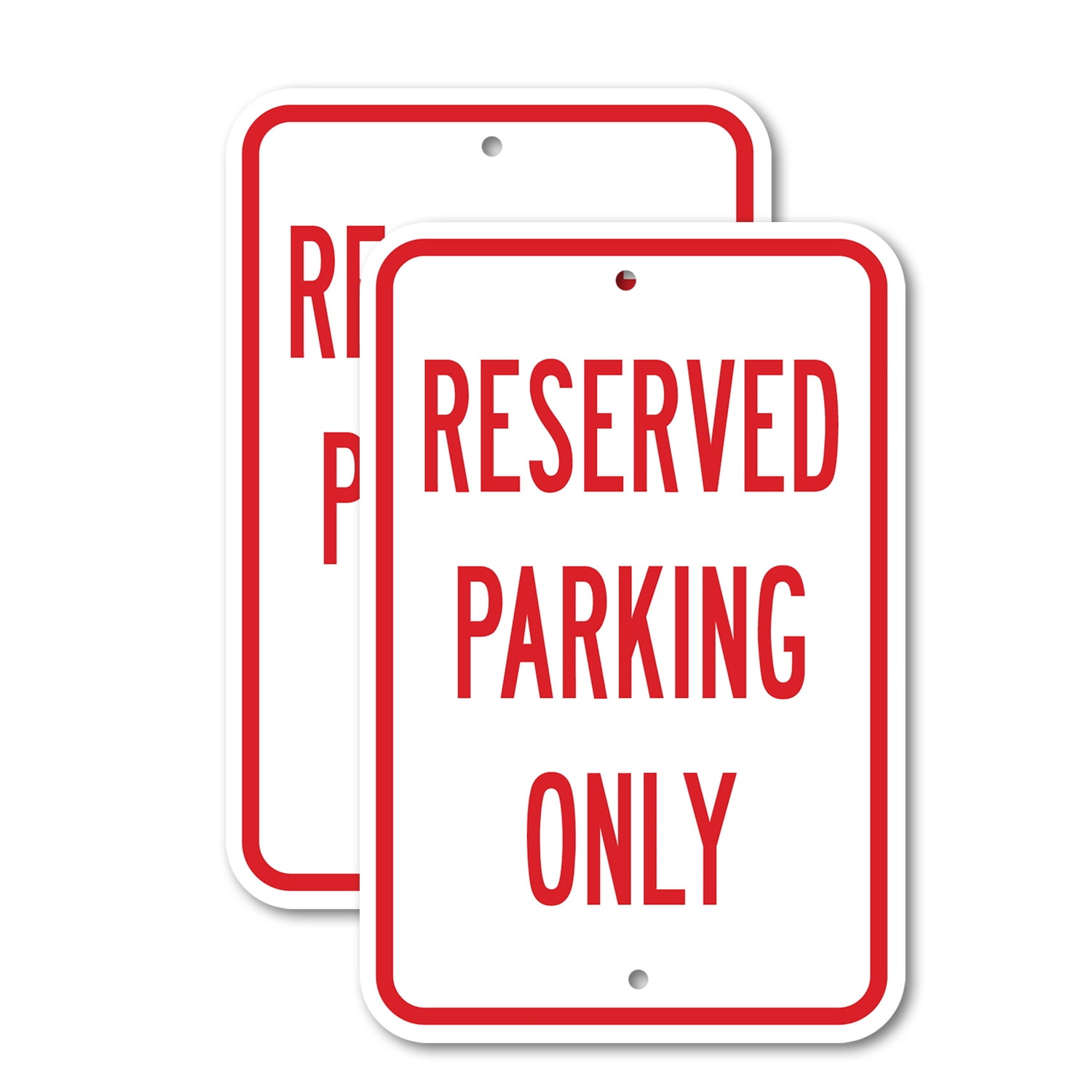 (2 Pack) Reserved Parking Only | 18