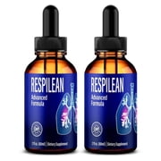 2 Pack Respilean Drops, Breathe Comfortably With Respilean, All Natural Formula For Circulation and Overall Health, Premium Liquid Dropper To Maintain Well-Being 60 Servings